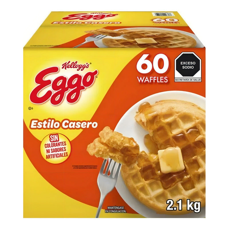Waffles Eggo Kellogg's Estilo Casero 2.1 Kg