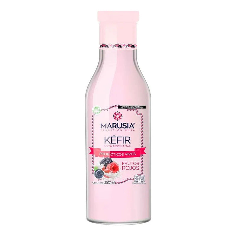 Alimento Fermentado Frutos Rojos Kefir Marusia 355 Ml (2pzs)