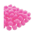 Mercería Pom Poms De 19mm Color Rosa 1 Paq De 100pz