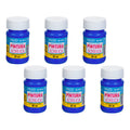 Pintura Acrílica Alta Calidad Color Azul Rey 6 Pz De 35ml Azul Rey
