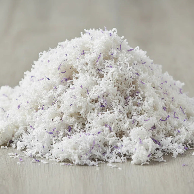 Sustrato De Papel Esencia De Lavanda Pequeñas Mascotas 49.2l Gris