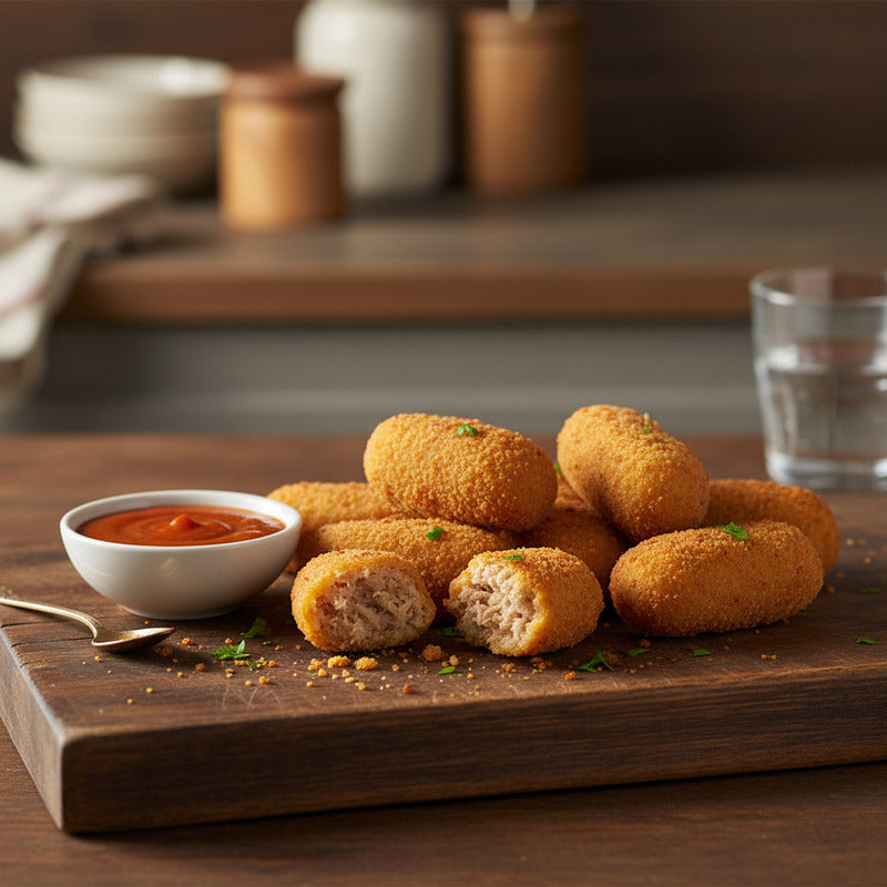 Croquetas De Atún Empanizadas Fritas Dolores 1 Paq De 300gr