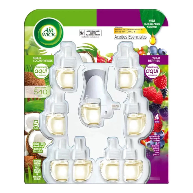 Airwick Aromatizante De Ambiente  Con 9 Repuestos