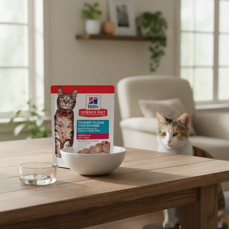 Alimento Húmedo Gato Adulto Pescado Trocitos En Gravy, 79 G