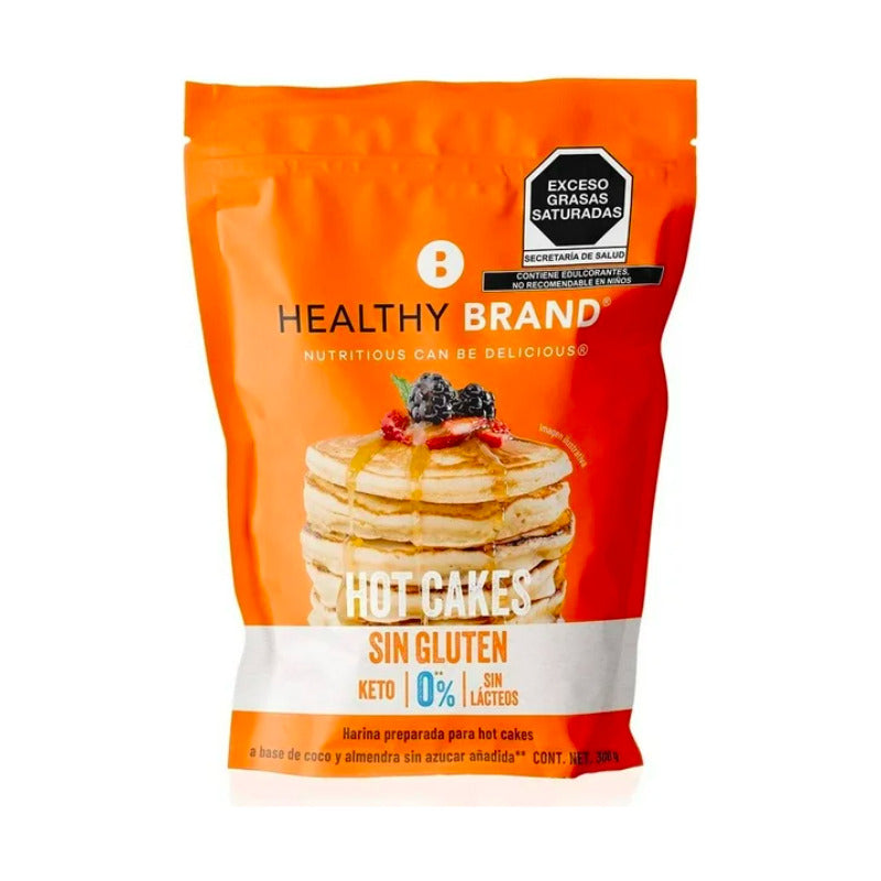 Harina Para Hot Cakes Healthy Brand Keto Mix De 300gr