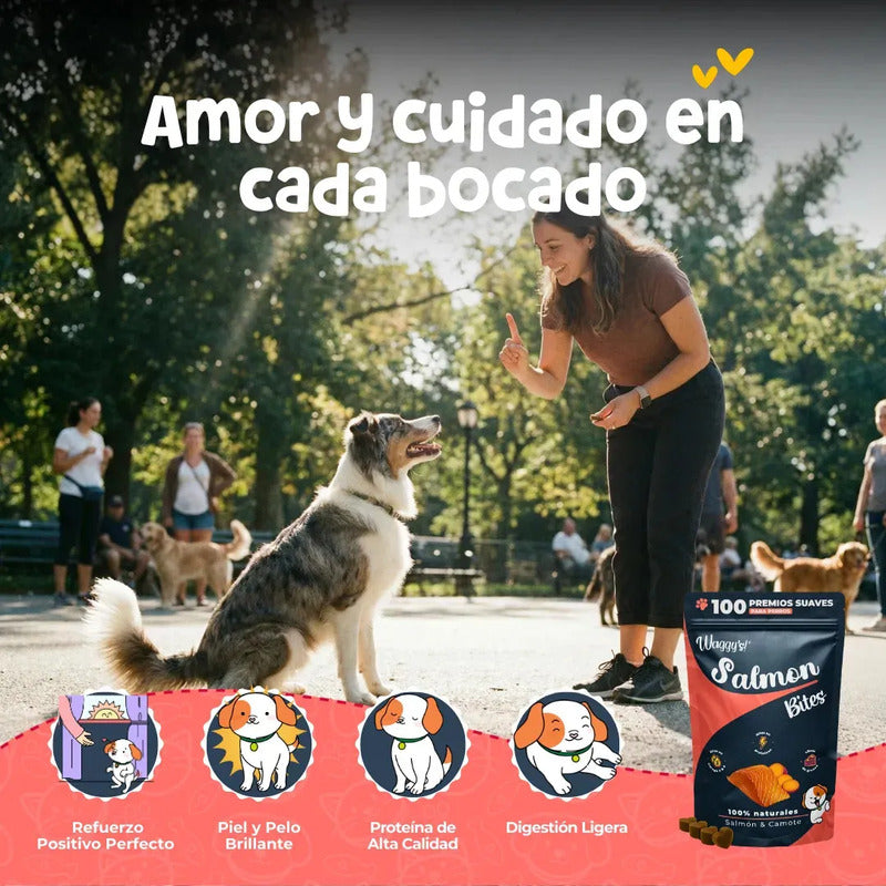 Premios Naturales Para Perros | Waggy's Bites 100 Pzs