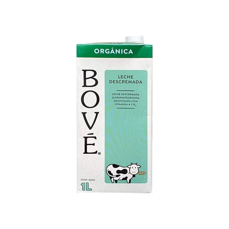 Leche Bové Orgánica Descremada 1 L (6 Pz)
