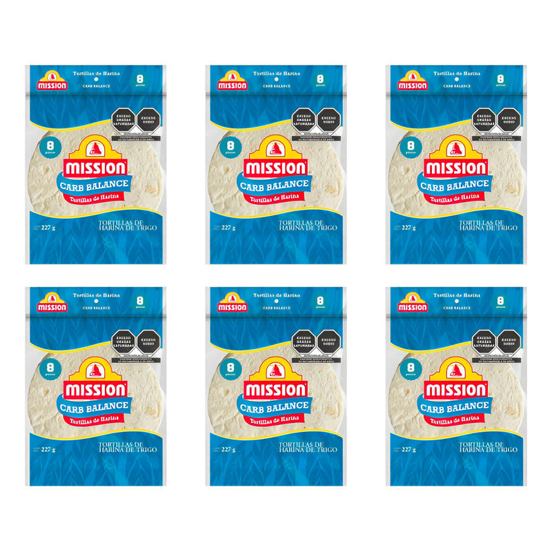 Tortillas Harina De Trigo Mission Carb Balance 6 Pz De 227gr
