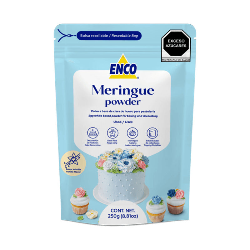 Merengue En Polvo Enco 250gr Blanco