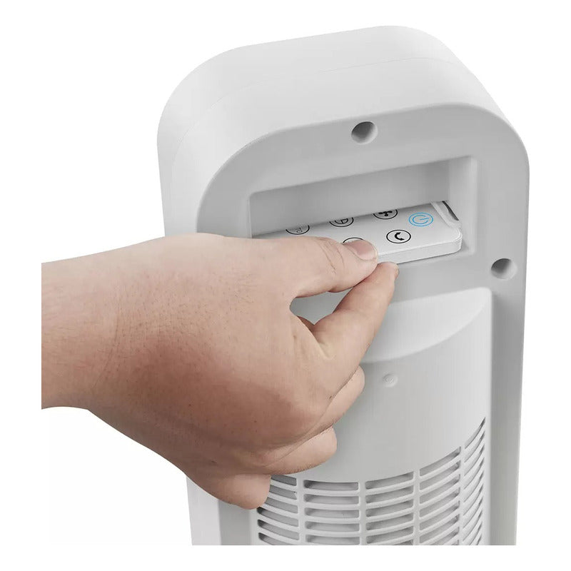 Ventilador De Torre Omnibreeze 4 Velocidades 0 26 Cm Blanco Plástico