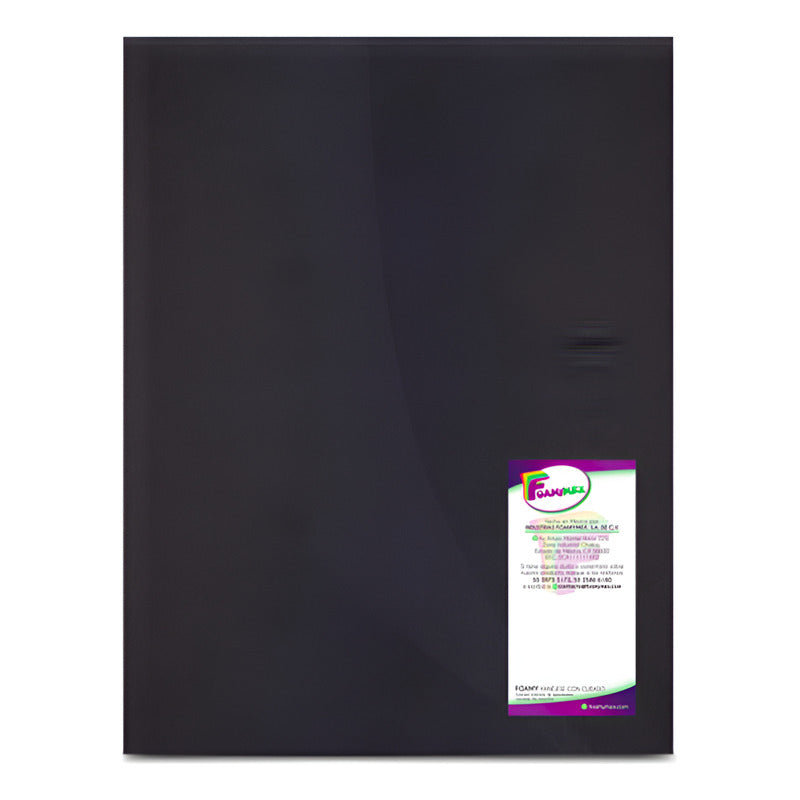 Foamy Color Negro Tamaño Carta Paquete De 5 Pz Negro Foamy Tam Carta Paq 5 Negro
