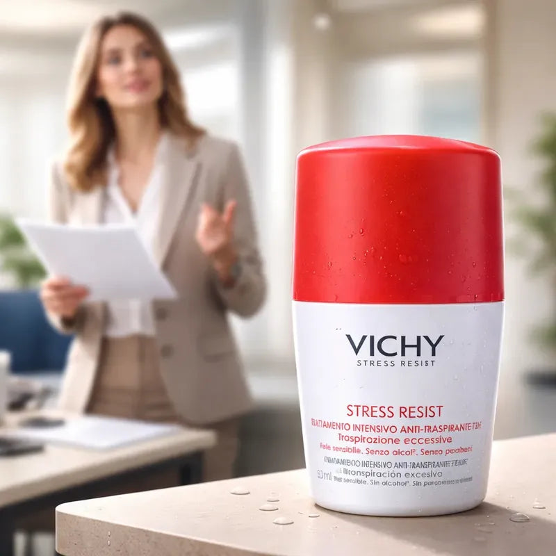 Desodorante Vichy Stress Resist Roll On 72hrs  50ml Sin Alcohol