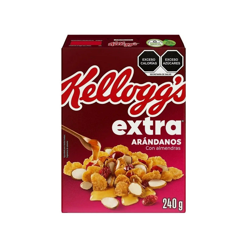 Kelloggs Extra Arándonos Con Almendras 240g