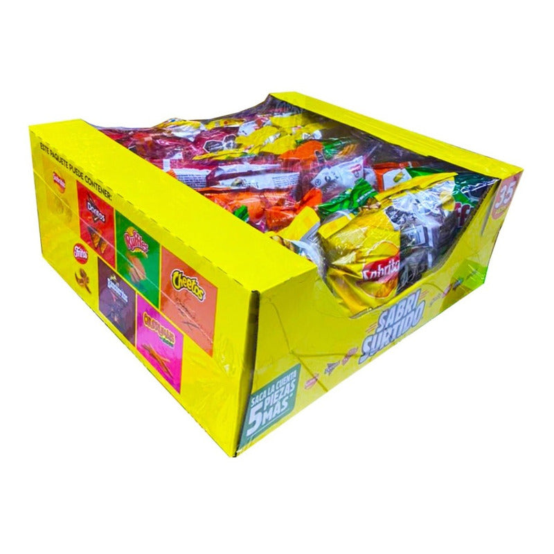 Papas Sabritas Sabrisurtido Con 35pzas