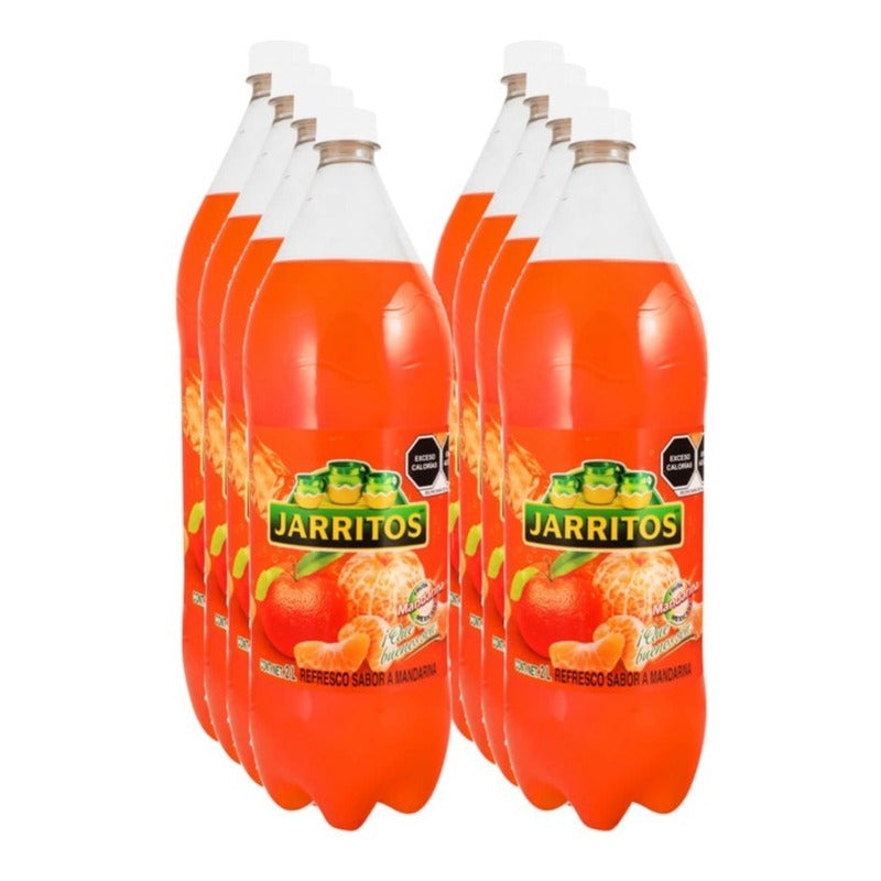 Refresco Mandarina Jarritos 2l (8piezas)