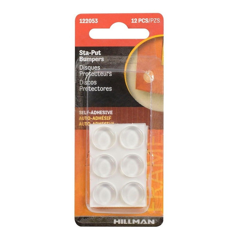Discos Protectores P Muebles 1.3x1.3x0.4cm Con 12pz Ehp