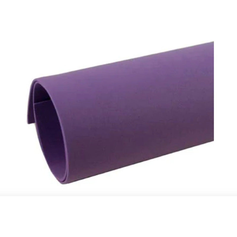 Papeleria Placa De Fomi Color Morado 5 Piezas De 49x49cm
