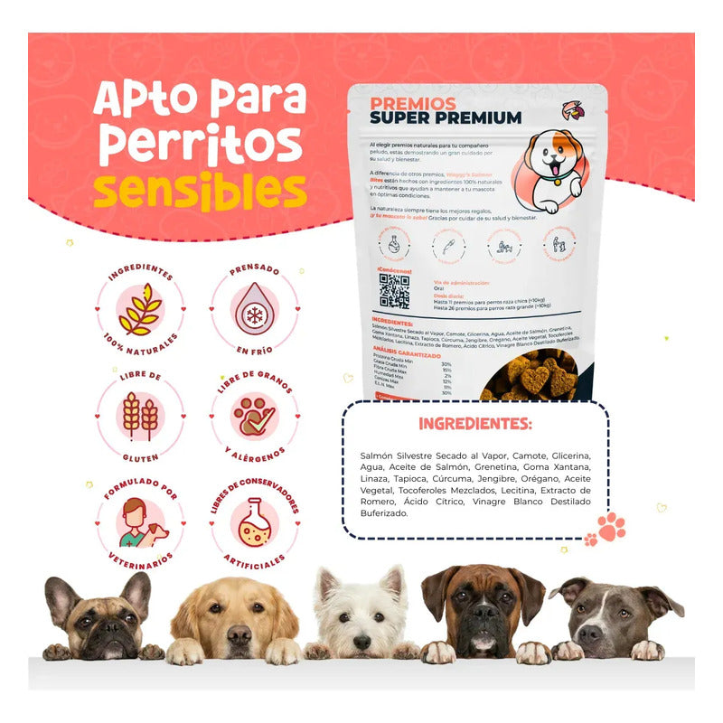 Premios Naturales Para Entrenamiento De Perros | Waggy's Bites 100 Pzs