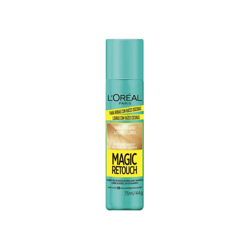 Retocador D Raiz L'oréal Magic Retouch Rubio Claro 2pz 75ml Rubio Claro