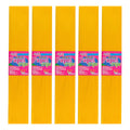 Papel Crepe Color Amarillo De 50cm X 2m 10 Pliegos Amarillo Papel Crepe