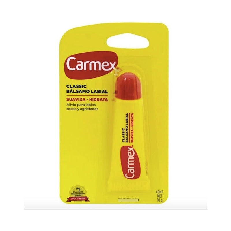 Bálsamo Para Labios Carmex Classic Hidratante 1 Pieza De 10g