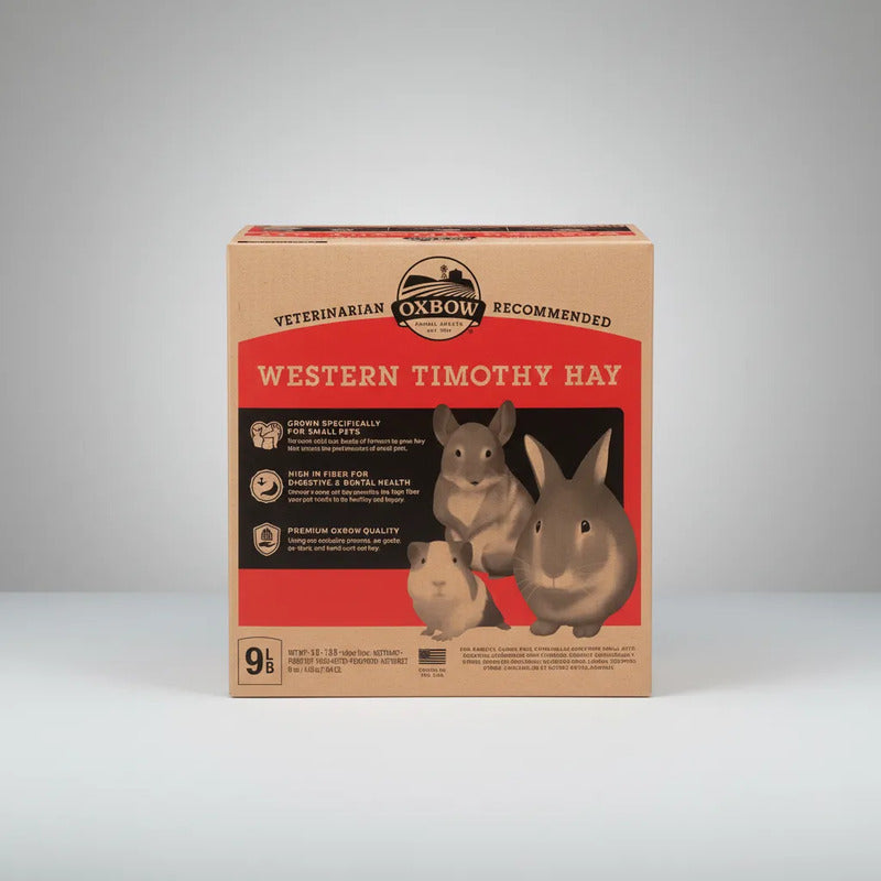 Oxbow Caja Heno Timothy Para Pequeñas Mascotas, 4 Kg