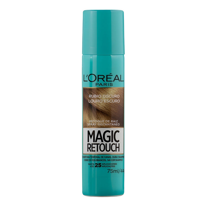 Kit Tintura L'oréal Paris Magic Retouch Tono Rubio Oscuro Para Cabello 75 Ml