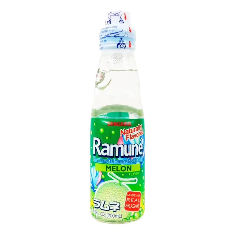 Ramune Original Sabor Melon Bebida Japonesa 1pza 200ml