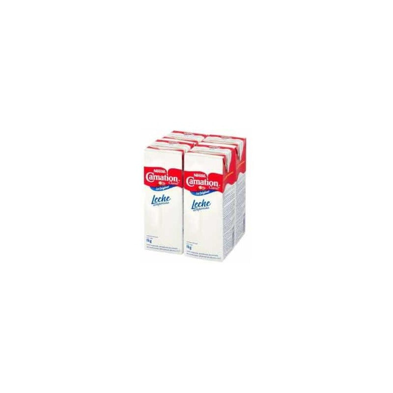 Leche Evaporada Carnation Clavel Nestlé 4 Pzas De 1 L Ts