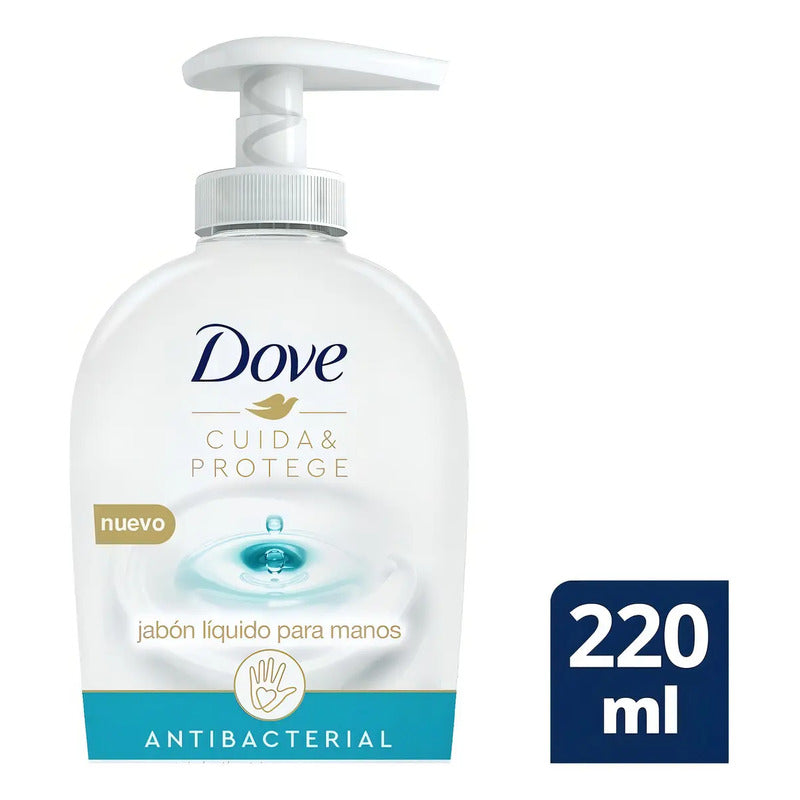 Jabón Líquido Para Manos Dove Cuida Y Protege 220ml