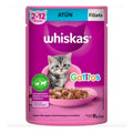 Alimento Gato Whiskas Gatitos Fillets Atún 85gr (3 Sobres)