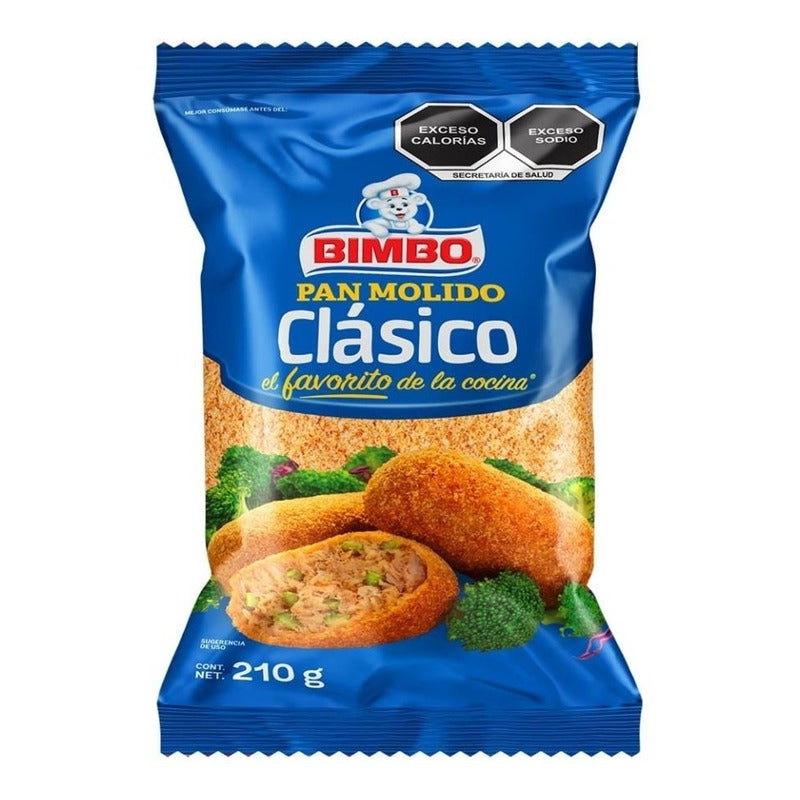 Pan Molido Bimbo Clásico 210 G 10 Paquetes Ipg