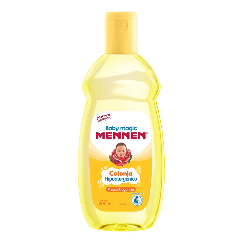 Colonia Baby Magic Fresca Fragancia Hipoalergénica Botella 200 Ml Mennen