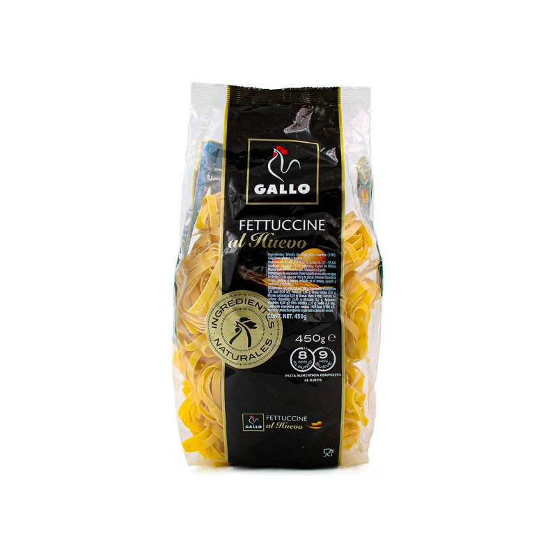 Pasta Fettuccine Gallo Al Huevo 3 Paquetes De 450 G