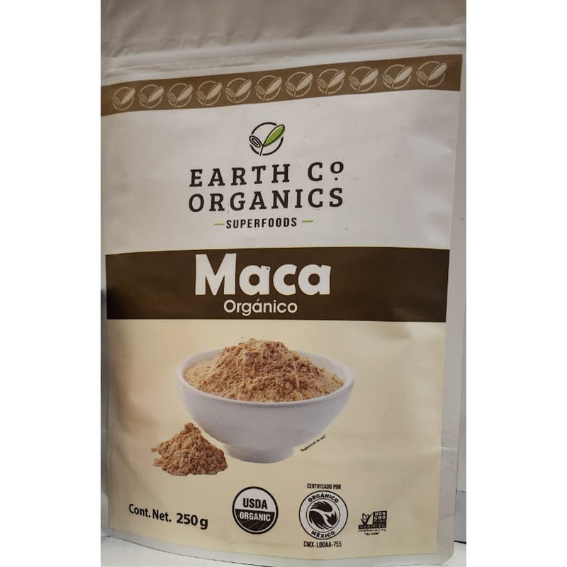 Maca En Polvo Earth Co. Organics  Superfood 250 G