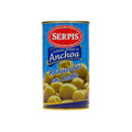 Aceitunasrellenas De Anchoas Ligeras Serpis 3 Pzas 350 Gr.