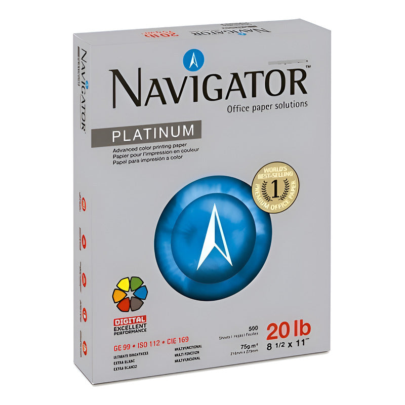 Papel Para Copiadora Navigator Carta 37k 500hojas Blanco