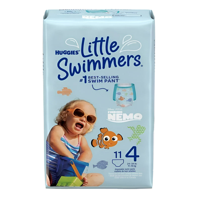 Pañales Huggies Little Swimmers Talla 4 Mediana 33 Piezas Mediano (m) Sin Género