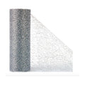 Encaje Con Diamantina Color Plata 1 Carrete De 15cm X 5m Plata