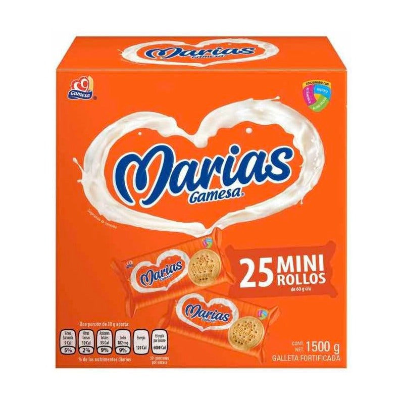 Galletas María Gamesa De 60g (25piezas)