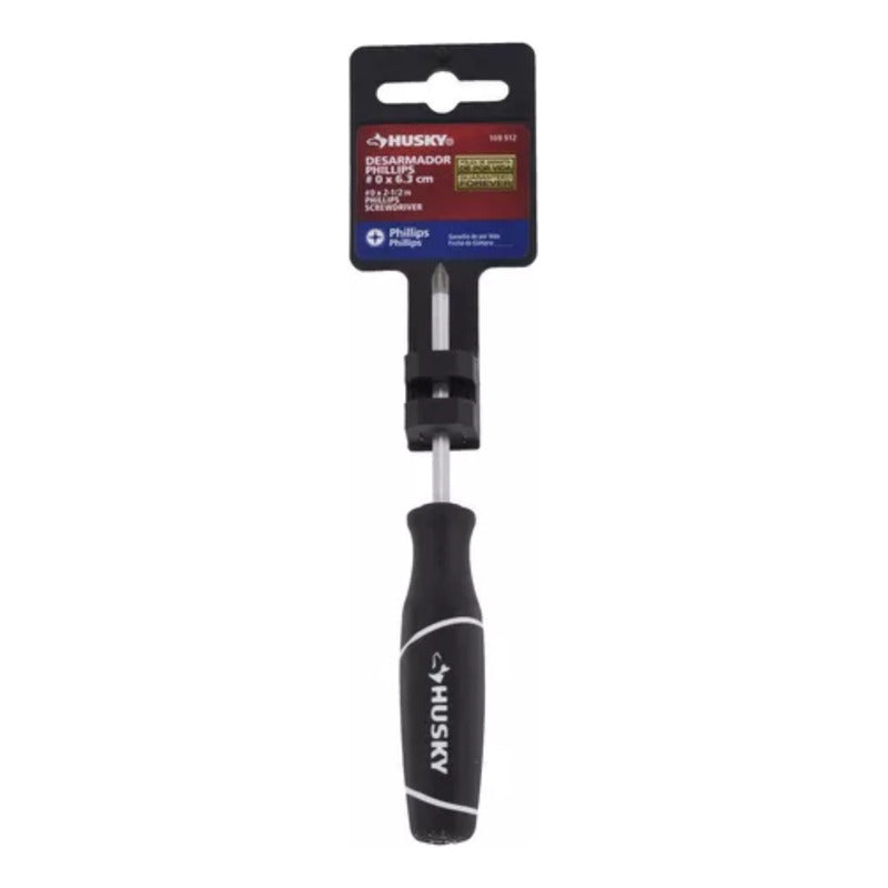 Desarmador Phillips Husky 6.3 Cm Mango Ergonómico Bricolaje