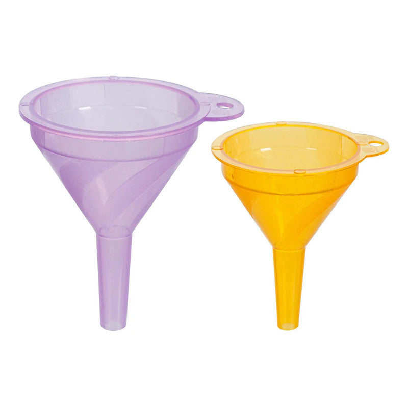Embudos Varios Colores 2pz Surtido