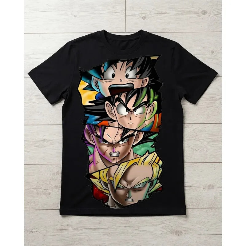 Playera Negra Dragon Ball Z Negro Dagon Ball M Lisa