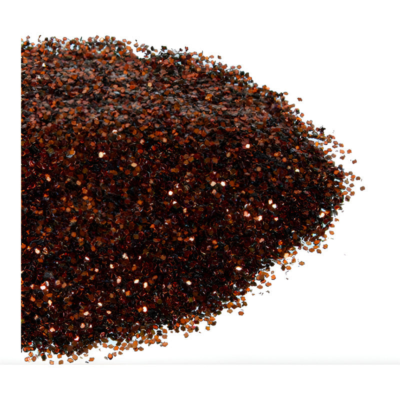 Diamantina Del #1 Color Café Metalico De 1mm 9 Piezas De 50g Café