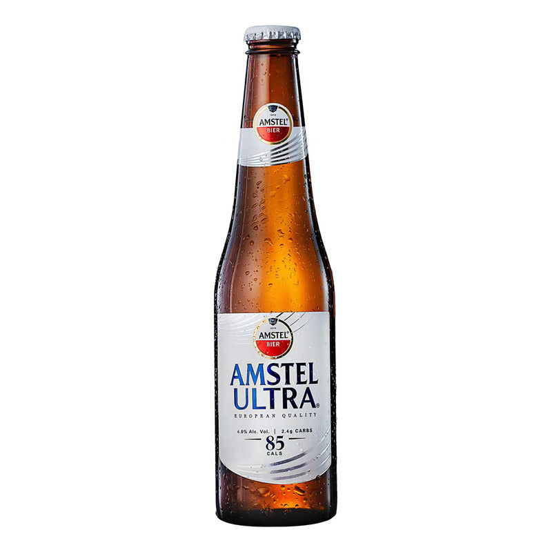 Cerveza Clara Amstel Ultra 24 Pack Botella 355 Ml