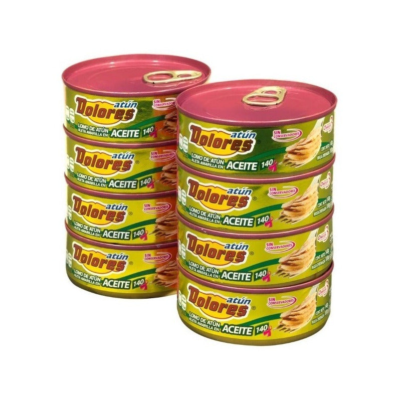 Atún En Aceite Dolores De 140g (8piezas)