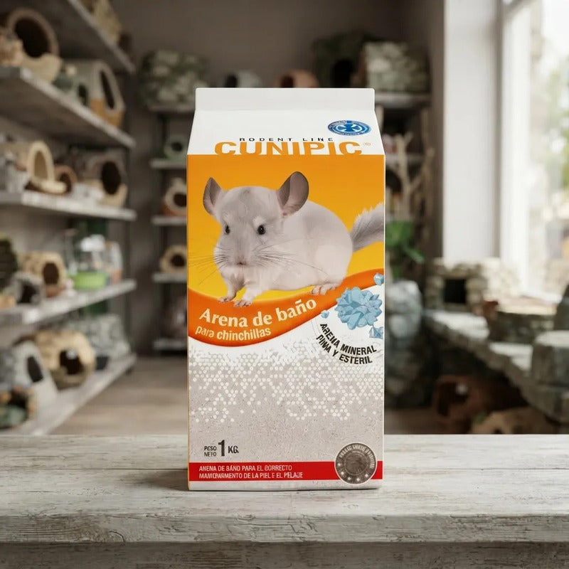 Cunipic Arena De Baño Para Chinchilla, 1 Kg