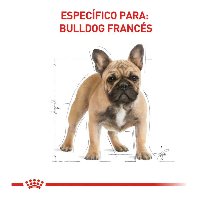 Alimento Royal Canin Breed Health Nutrition Bulldog Francés Para Perro Adulto De Raza Pequeña Sabor Mix De 7.5 Kg