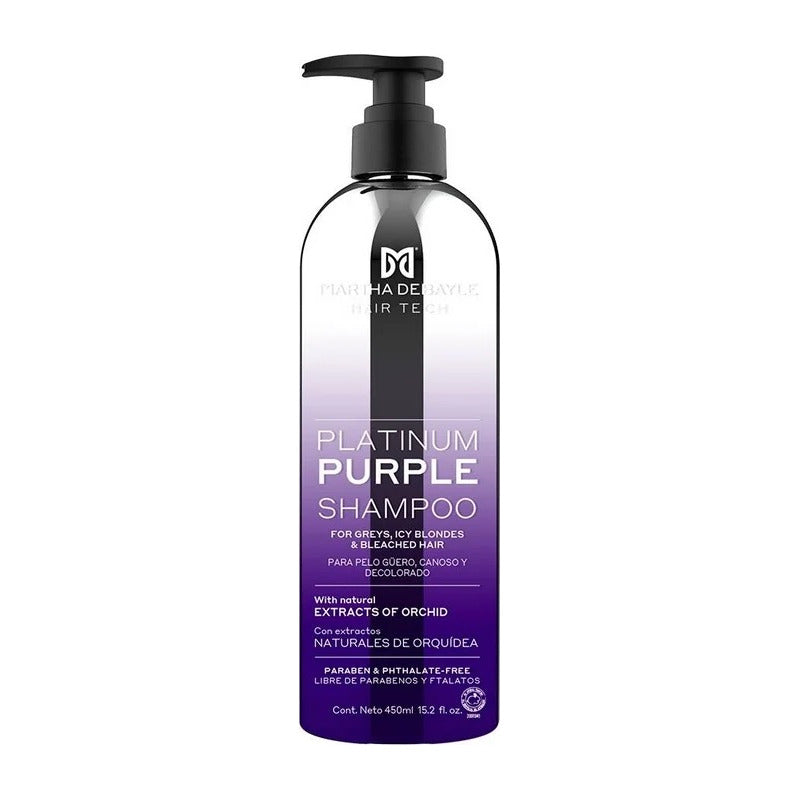 Shampoo Martha Debayle Platinum Purple 450 Ml