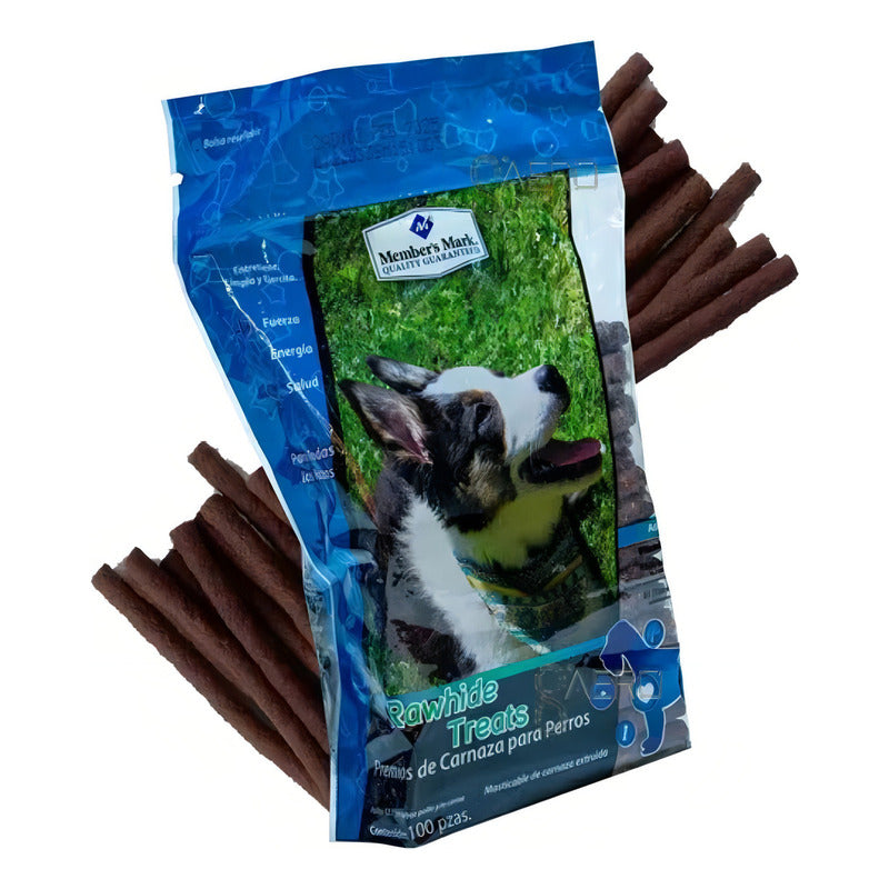 Carnaza Snack En Palitos Sabor Pollo Y Carne 200 Piezas Member's Mark